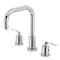 Kingston Brass FSC8931SVL Widespread Bathroom Faucet with Brass Pop-Up, Polished Chrome FSC8931SVL - alternate 1